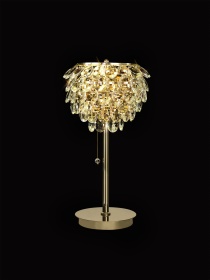 Coniston Crystal Table Lamps Diyas Contemporary Crystal Table Lamps